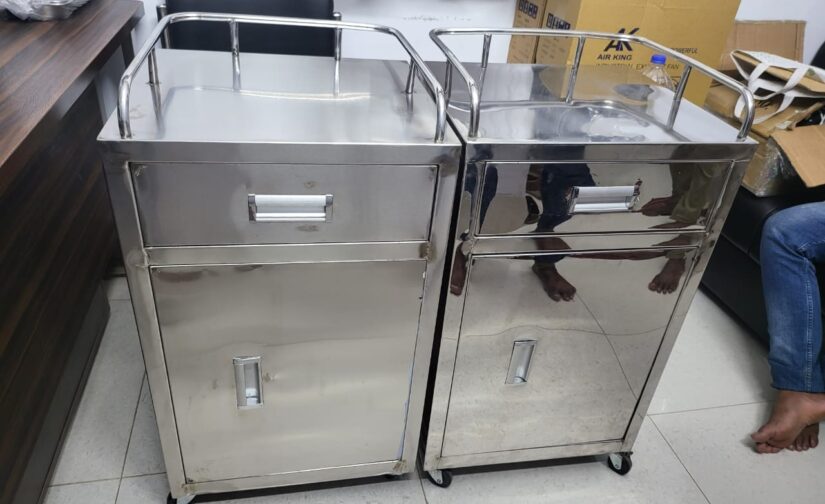 STAINLESS STEEL BED SIDE LOCKER // BED SIDE CABINET PRICE BD